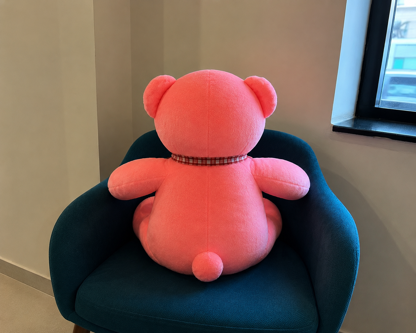 Penelope the Peony Pink Bear (2.6 ft)