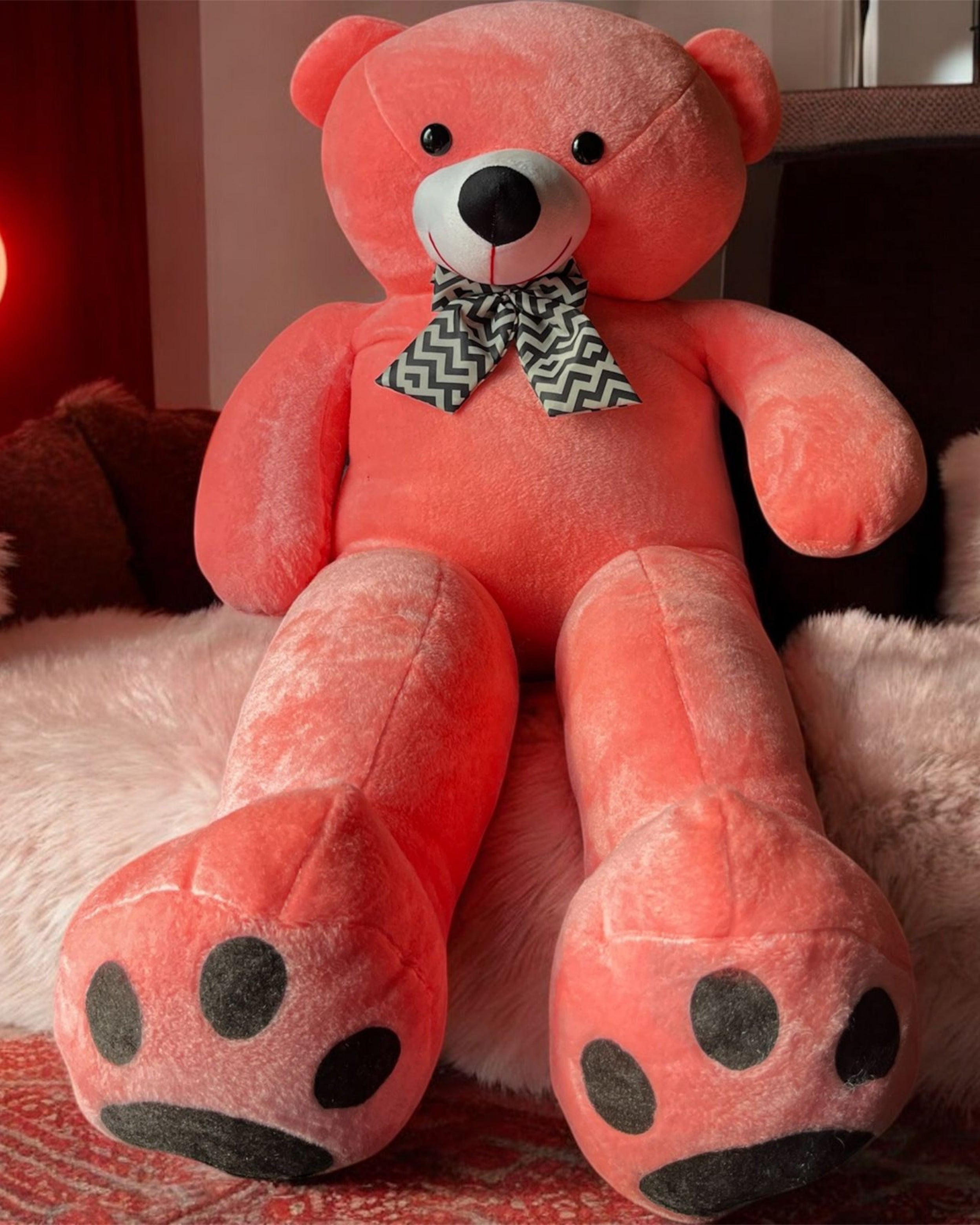 Rosalie the Blush Pink Bear (3.6 ft)