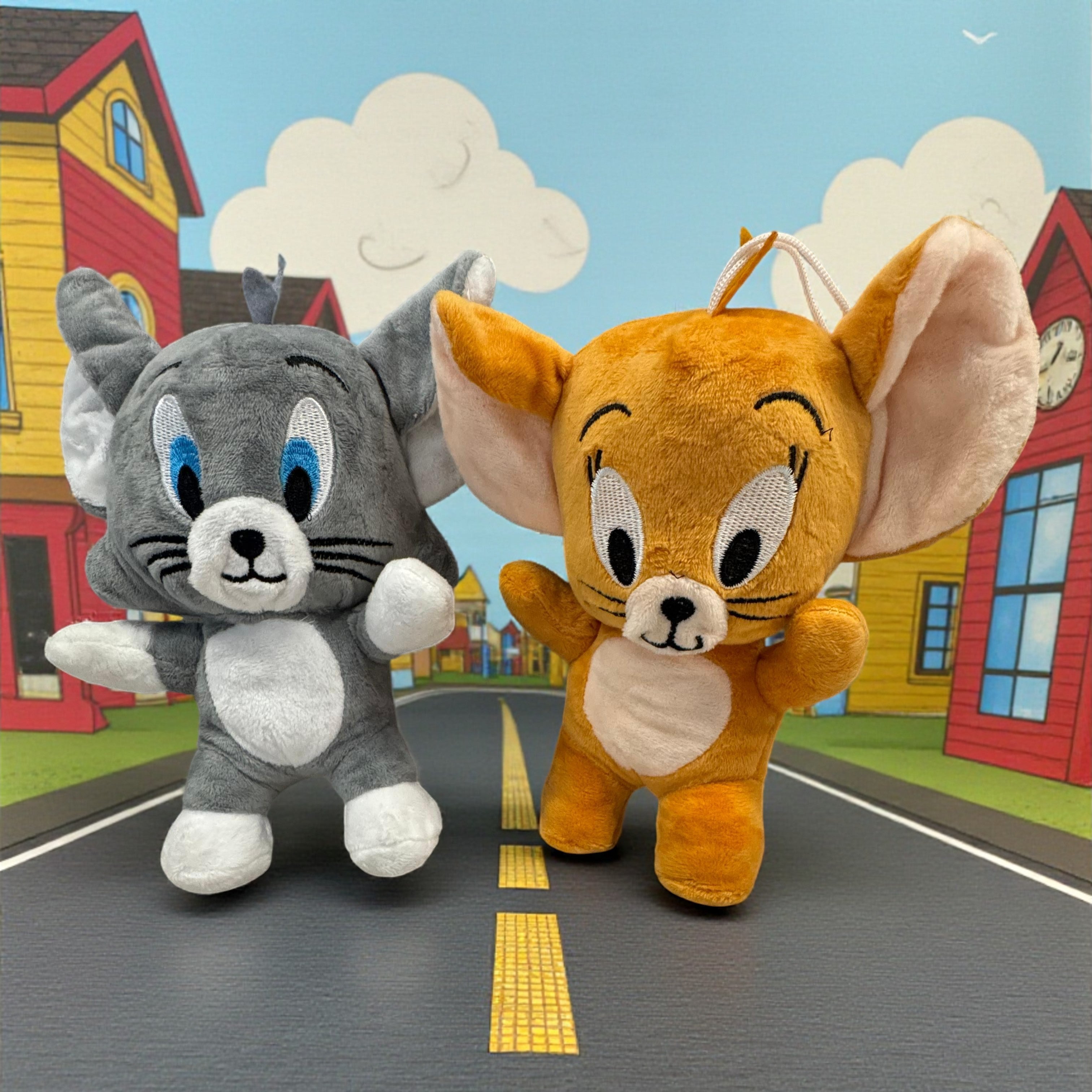 Tom & Jerry โ Playful Mouse & Cat Plush