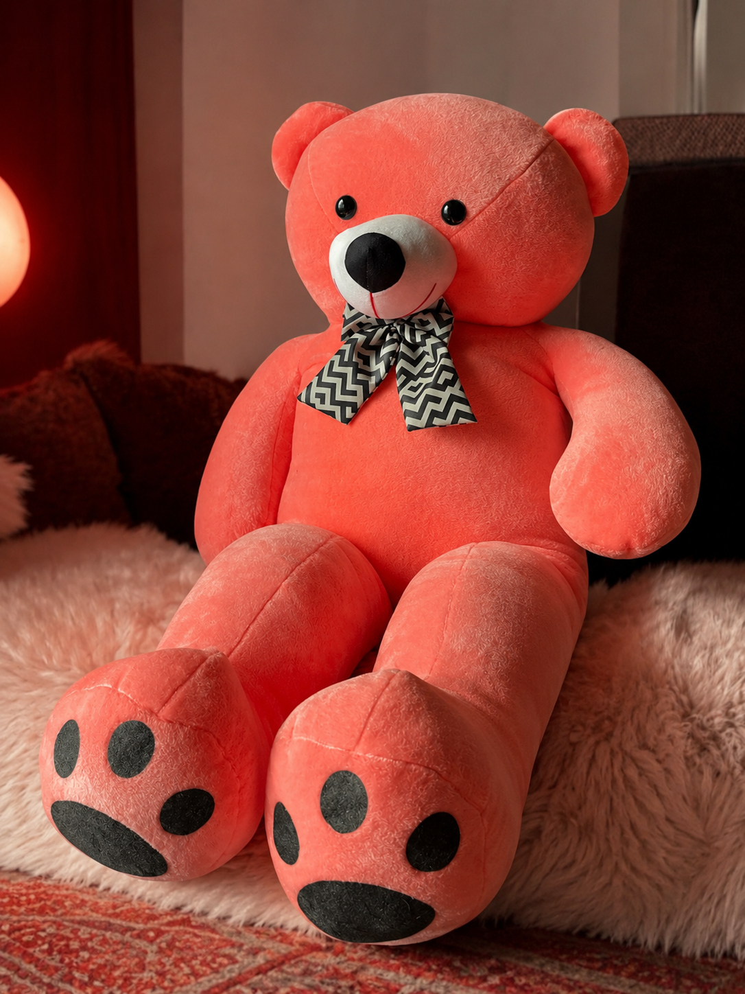 Rosalie the Blush Pink Bear (3.6 ft)
