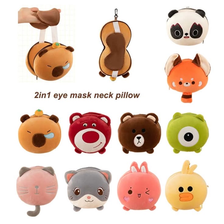 2 in 1 Sleep eye mask neck pillow